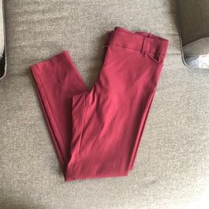Stretchy Red Pants